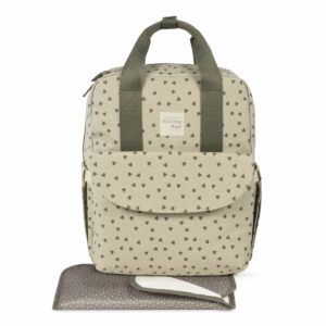 Mochila corazones poppy musgo