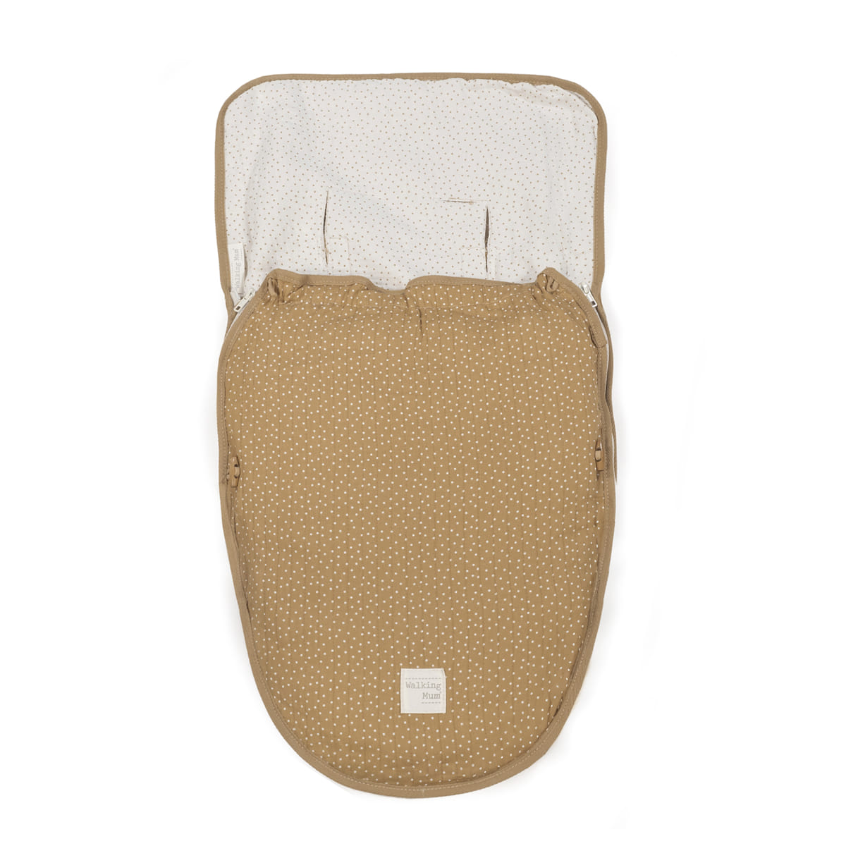 SACO CUCO 2 EN 1 ENTRETIEMPO TOPITO POPPY CANELA Walkingmum - Imagen 2