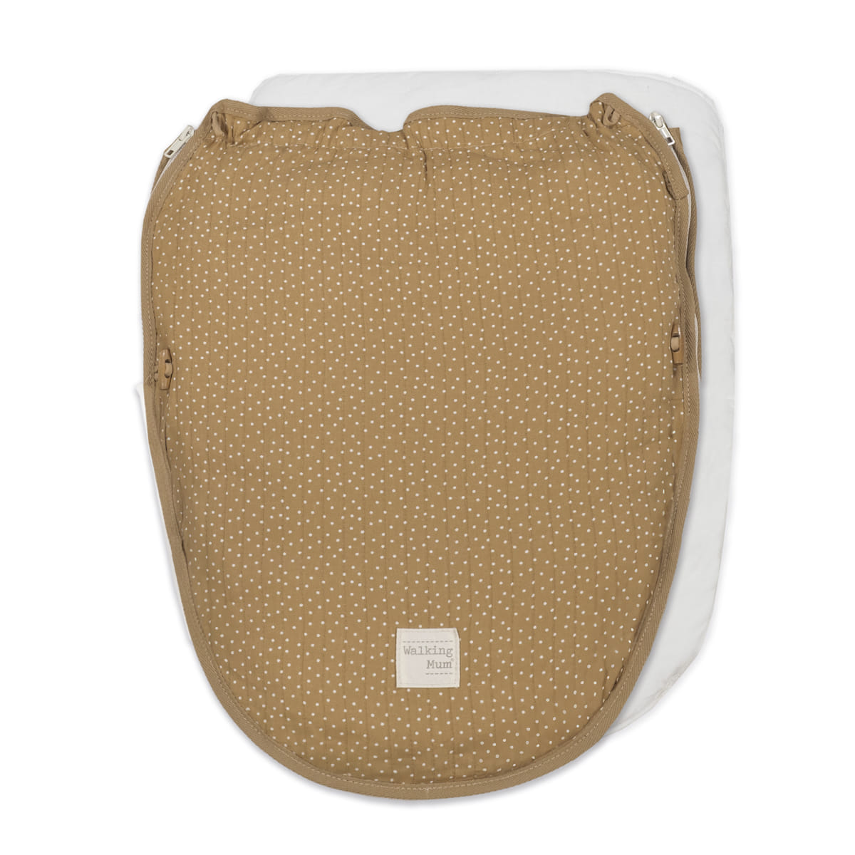 SACO CUCO 2 EN 1 ENTRETIEMPO TOPITO POPPY CANELA Walkingmum - Imagen 5